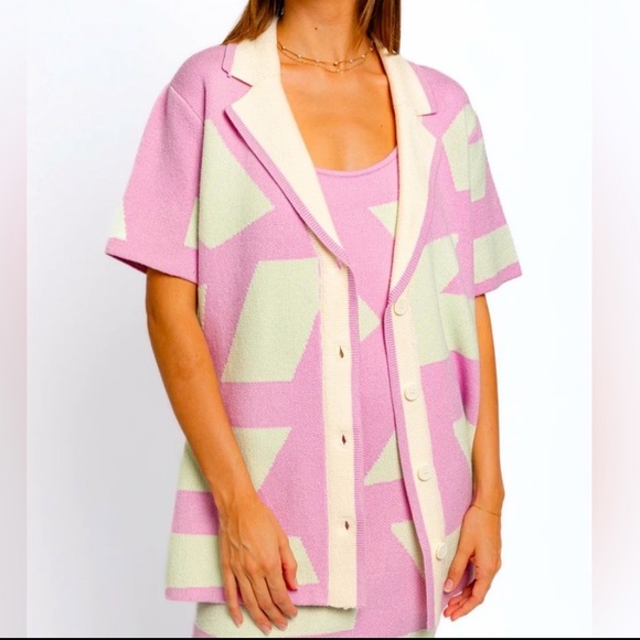 Maxi Dress with Collared Button Down Set - Picture 3 of 5